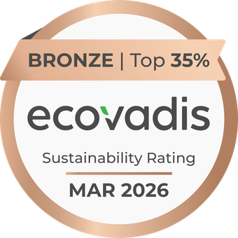 EcoVadis Bronze Medal — Top 35%, March 2026