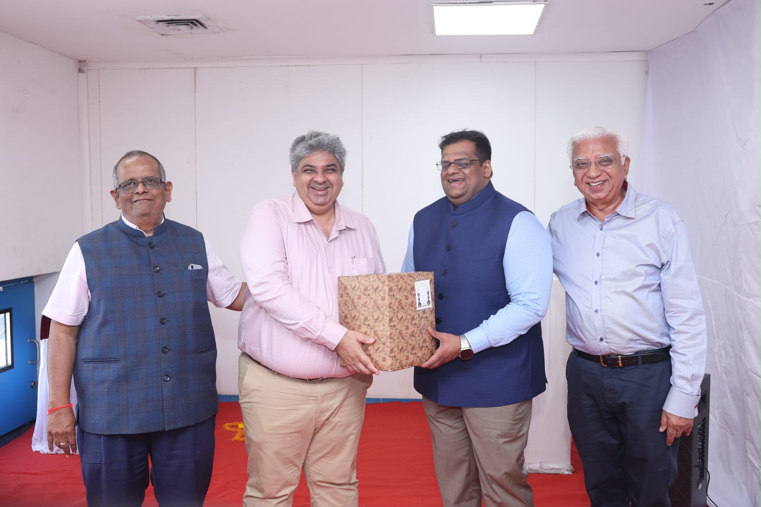 Felicitation at the inauguration ceremony