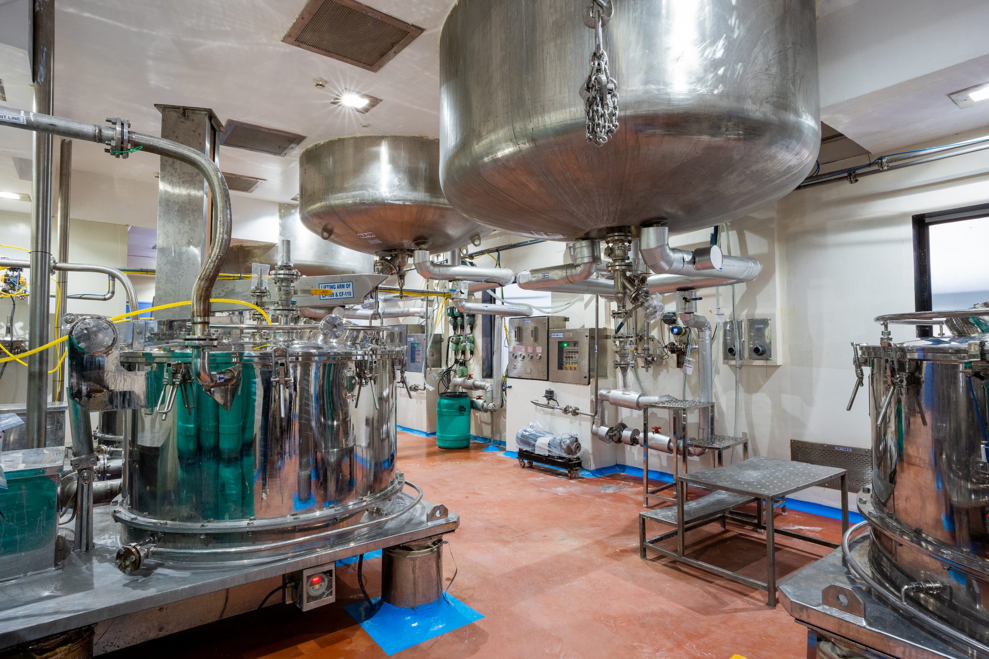 Reactor vessels in the API plant