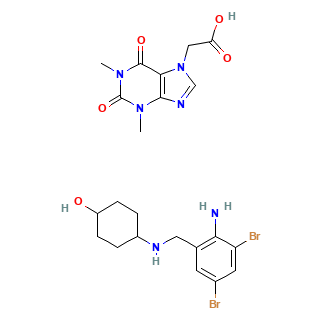 Acebrophylline chemical structure