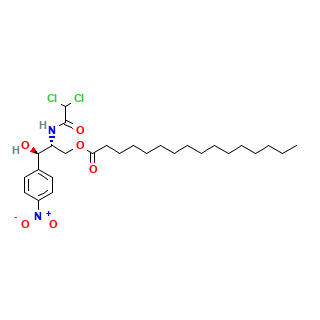 Chloramphenicol Palmitate chemical structure