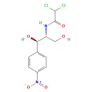 Chloramphenicol chemical structure