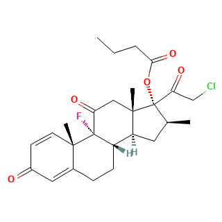 Clobetasone Butyrate chemical structure