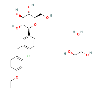 Dapagliflozin Propanediol chemical structure
