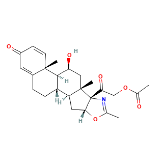 Deflazacort chemical structure