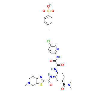 Edoxaban Tosylate chemical structure