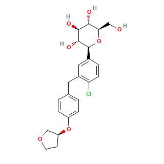 Empagliflozin chemical structure