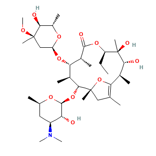 Erythromycin 11,12-Carbonate chemical structure