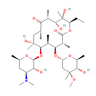 Erythromycin Base chemical structure