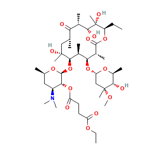 Erythromycin Ethyl Succinate chemical structure