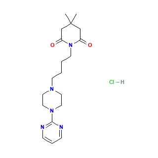 Gepirone Hydrochloride chemical structure