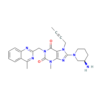 Linagliptin chemical structure