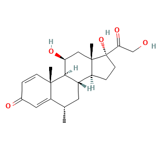 Methyl Prednisolone chemical structure