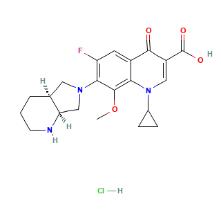 Moxifloxacin HCl chemical structure
