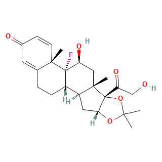 Triamcinolone Acetonide chemical structure