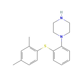 Vortioxetine chemical structure